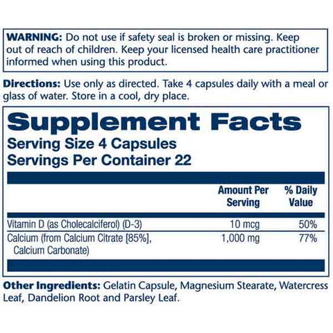 Solaray, Calcium Citrate, 1000 mg, 90 Caps