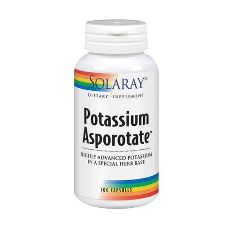 Solaray, Potassium Asporotate, 100 Caps