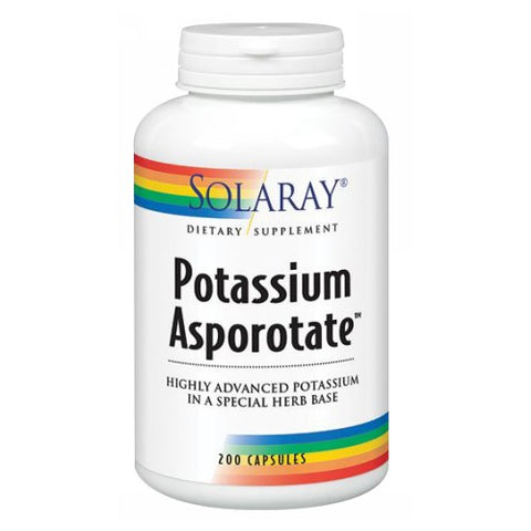 Solaray, Potassium Asporotate, 200 Caps