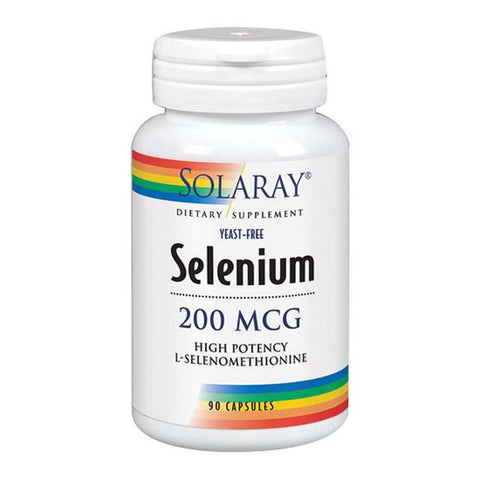 Solaray, High Potency Selenium, 200 Mcg, 100 Veg Caps