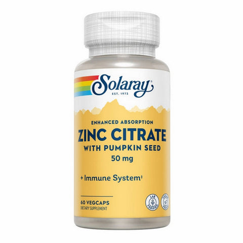 Solaray, BioCitrate Zinc, 60 Caps