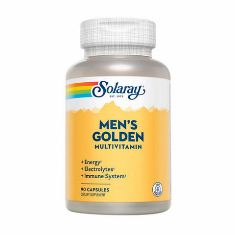 Solaray, Men's Golden Multi-Vita-Min, 90 Caps