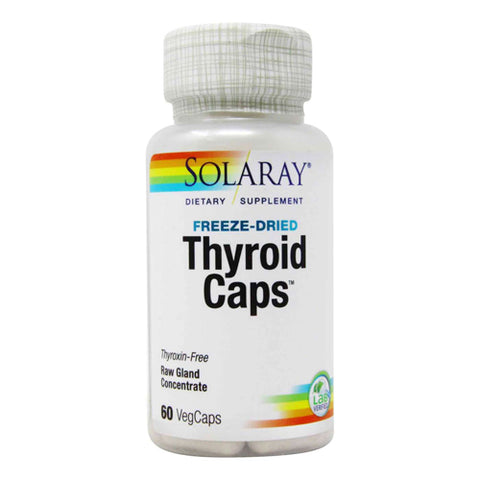 Solaray, Thyroid Caps, 60 Caps