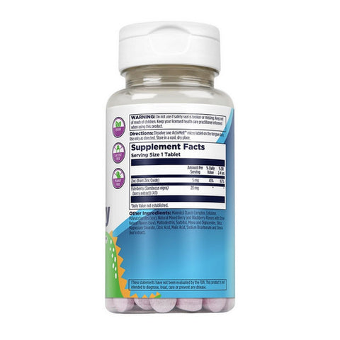 Kal, Zinc Elderberry ActivMelt, Mixed Berry 90 Tabs