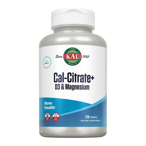 Kal, Cal-Citrate+, 120 Tabs