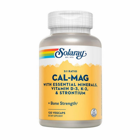 Solaray, Cal-Mag Strontium, 1,000 IU, 120 Caps