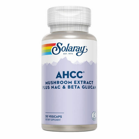 Solaray, AHCC Plus NAC & Beta Glucan, 30 Caps