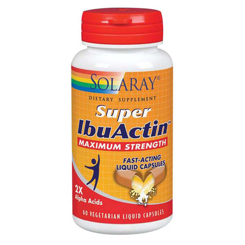 Solaray, Super IbuActin, 60 Caps