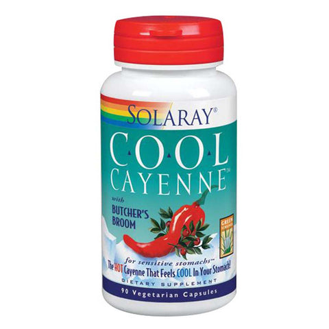 Solaray, Cool Cayenne with Butcher's Broom, 90 Caps