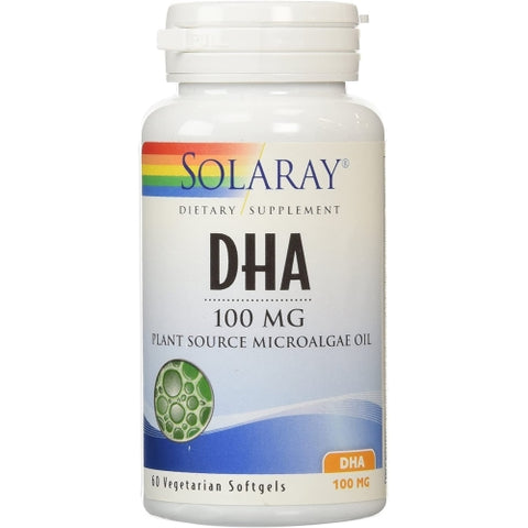 Solaray, DHA, 100 mg, 60 Softgels