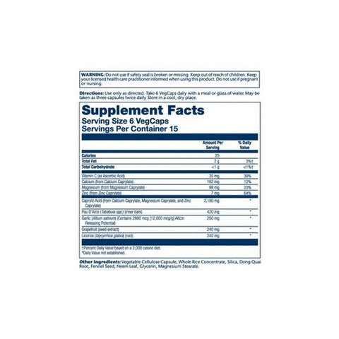 Solaray, Yeast-Cleanse, 90 Caps