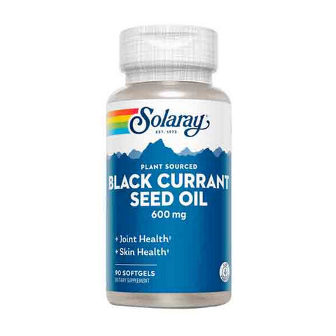 Solaray, Black Currant Seed Oil, 600 mg, 90 Softgels