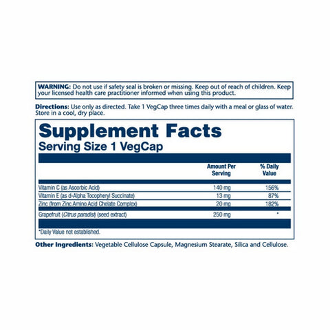 Solaray, Grapefruit Seed Extract, 250 mg, 60 Caps