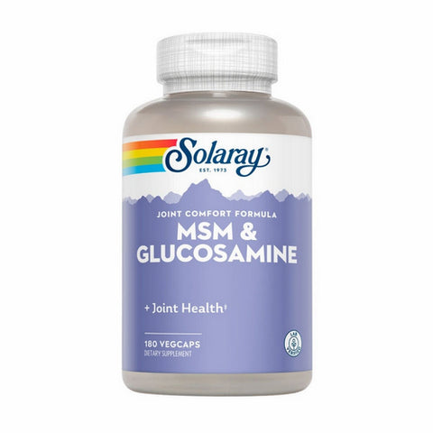Solaray, MSM & Glucosamine, 180 Caps