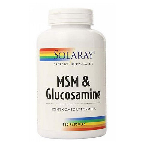 Solaray, MSM & Glucosamine, 180 Caps