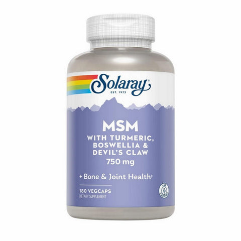 Solaray, MSM, 750 mg, 180 Caps