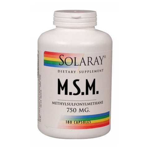 Solaray, MSM, 750 mg, 180 Caps