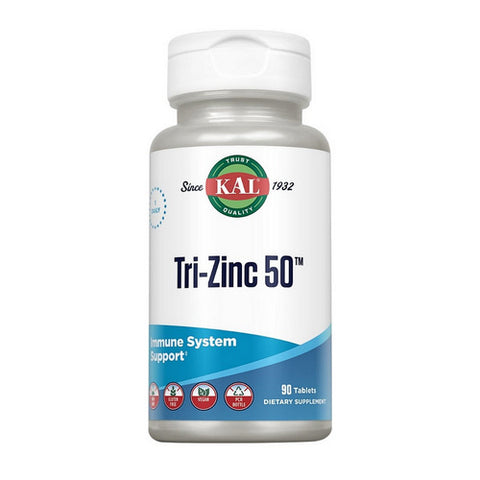 Kal, Tri-Zinc 50, 90 Tabs