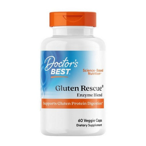 Doctors Best, Gluten Rescue with Glutalytic, 60 Veggie Caps