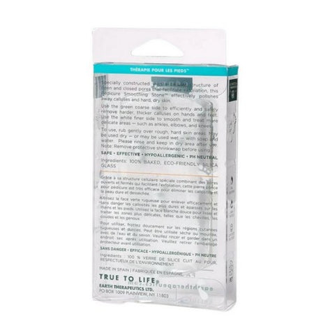 Earth Therapeutics, Pedi-Glass Stone, 1 Count