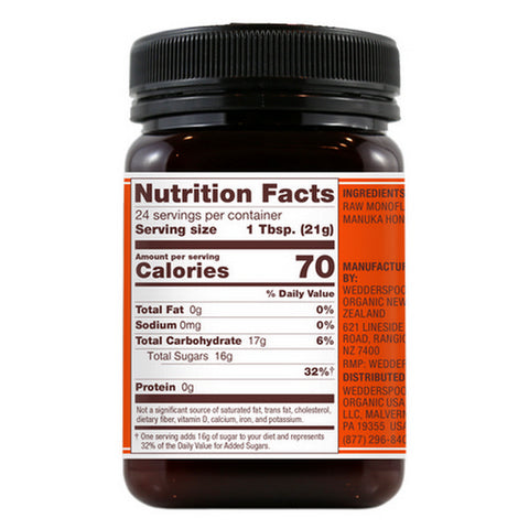 Wedderspoon, 100% Raw Manuka Honey, 17.6 oz
