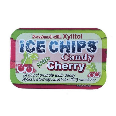 Ice Chips Candy, Ice Chips Candy, Sour Cherry 1.76 oz