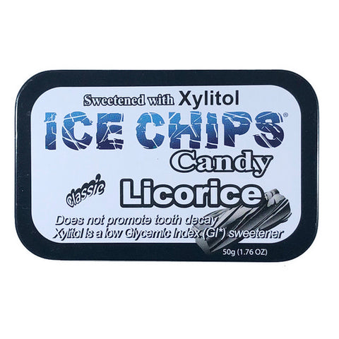 Ice Chips Candy, Ice Chips Candy, Licorice 1.76 oz