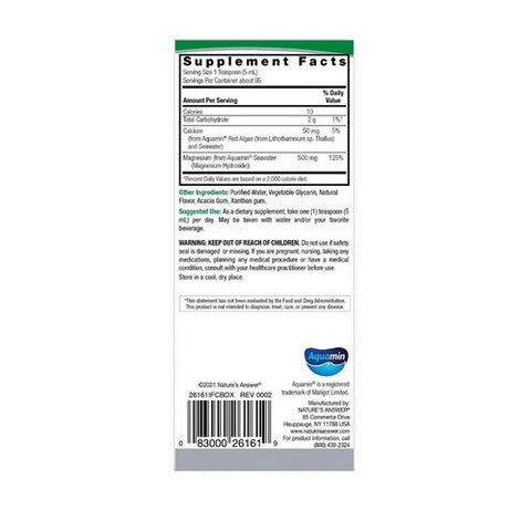 Nature's Answer, Plant Based Magnesium, 16 Oz