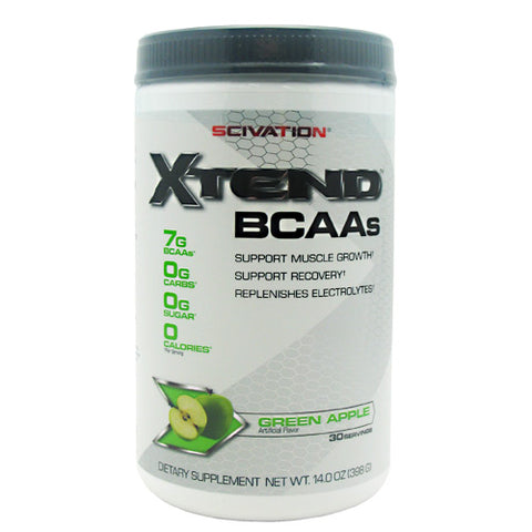 Scivation, XTEND, Green Apple 30 serving / 14 oz