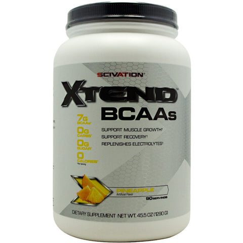 Scivation, XTEND, Pineapple 90 serving / 45.5 oz