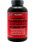 Carnivor Beef Aminos 100% Pure Beef Protein 300 Tabs by Muscle Meds