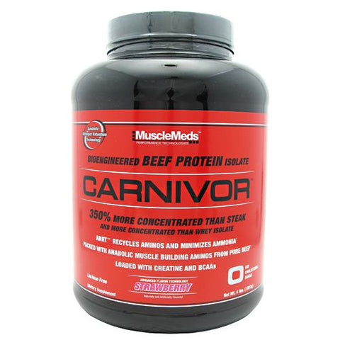 Muscle Meds, Carnivor, Strawberry 4 lbs
