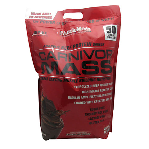 Muscle Meds, Carnivor Mass, Chocolate 10 lbs