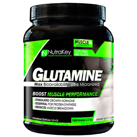 L-Glutamine Powder 1000 Grams by Nutrakey