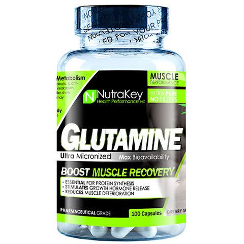 Nutrakey, GLUTAMINE, 100 caps