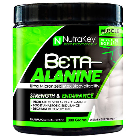 Nutrakey, BETA ALANINE, Unflavored 300 grams