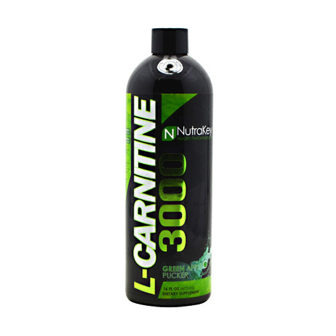 Nutrakey, LIQ LCARN 3000, Green Apple 31 serving