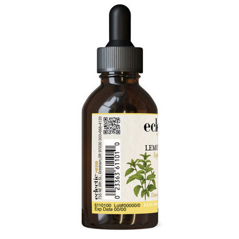 Eclectic Herb, Kid's Lemon Balm, Lemon Flavor 1 Oz Alcohol free