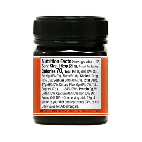 Wedderspoon, Wedderspoon 100% Raw Manuka Honey - KFactor 16, 8.8 OZ