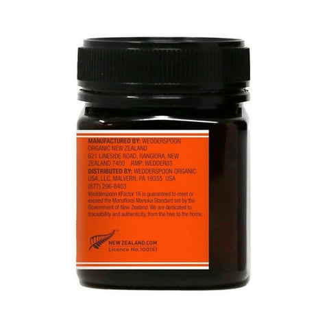 Wedderspoon, Wedderspoon 100% Raw Manuka Honey - KFactor 16, 8.8 OZ
