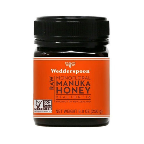 Wedderspoon, Wedderspoon 100% Raw Manuka Honey - KFactor 16, 8.8 OZ