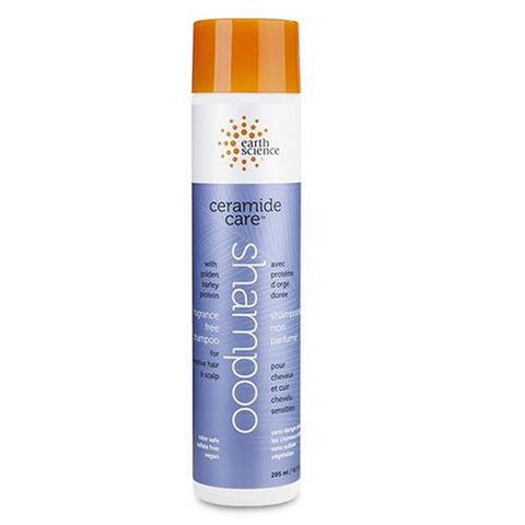 Earth Science, Ceramide Care Fragrance Free Shampoo, 10 OZ