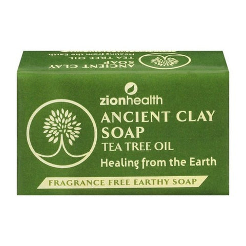 Zion Health, Ancient Clay Soap with Tea Tree, 6 OZ