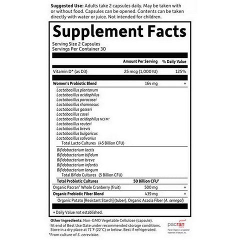 Garden of Life, Dr. Formulated PROBIOTICS Urinary Tract+, 60 Capsules