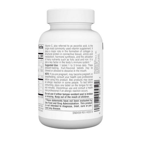 Source Naturals, Acerola C, 120 MG, Chewable 100 Tabs