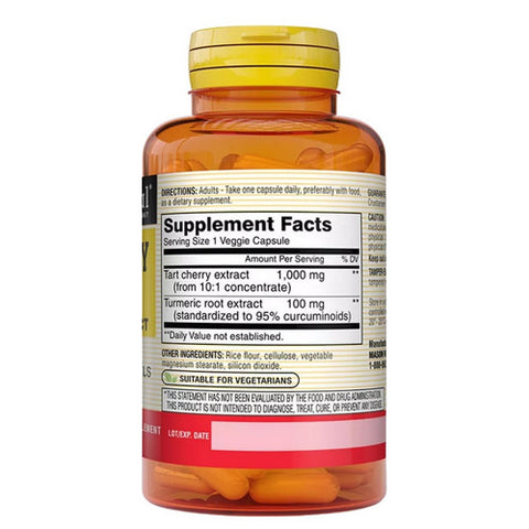 Mason, Tart Cherry with Standardized Turmeric, 1,000 mg, 60 Caps