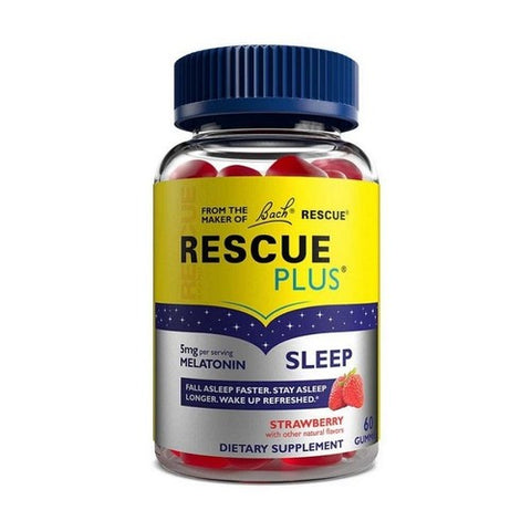 Bach, Rescue Plus Sleep Melatonin, 60 Gummies