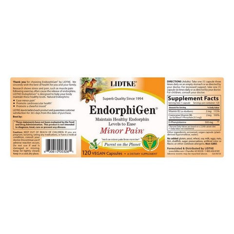 Lidtke, EndorphinGen, 120 Veg Caps