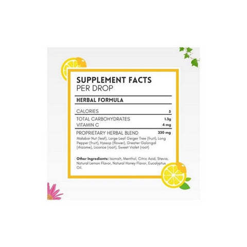 Herbion Naturals, Cough Drops, Sugar Free Honey Lemon 18 Lozenges