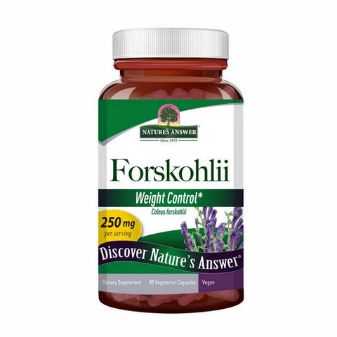 Nature's Answer, Forskohlii, 250 mg, 60 Caps